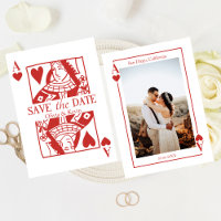 Hochzeit Las Vegas Save the Date Spielkarte