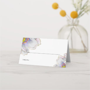 Hochzeit Lila Exotik Platzkarte