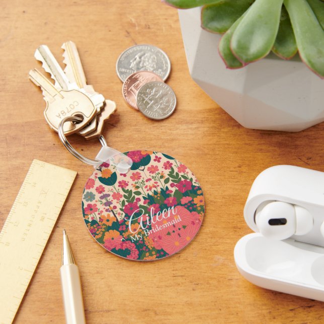 Hochzeit maßgeschneiderte Bridesmaid Schlüsselanhänger (Schreibtisch)