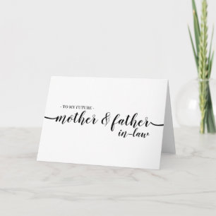 Hochzeit Minimal Einfach Neu Eltern Mutter Vater Karte