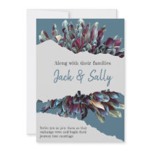 Hochzeit mit Blumen in Blau und Weiß