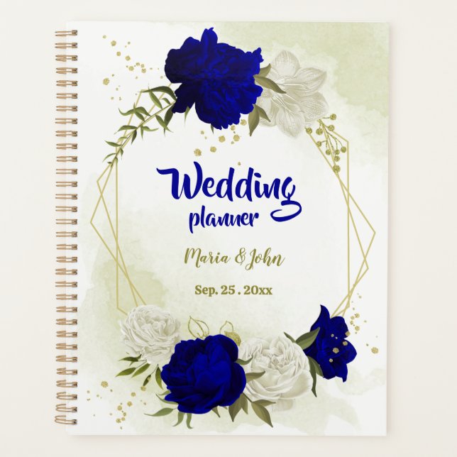 Hochzeit mit Blumen Planer (Vorderseite)