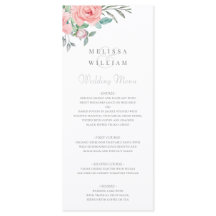 Hochzeit mit Burgund Blush Floral