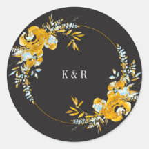 Hochzeit mit goldfarbenem Türkis