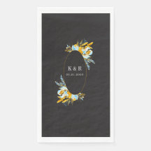 Hochzeit mit goldfarbenem Türkis