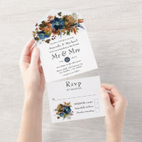 Hochzeit mit Ingwer und Navy