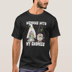 Hochzeit mit meinen Gnomies einzigartige Braut und T-Shirt