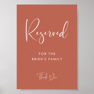 Hochzeit mit rotem Ton - Elegant und modern Poster