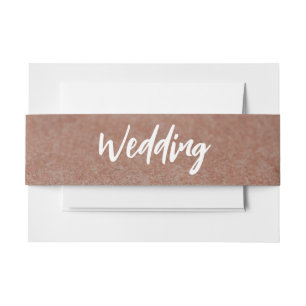 Hochzeit mit tropischem Sand am Strand Einladungsbanderole