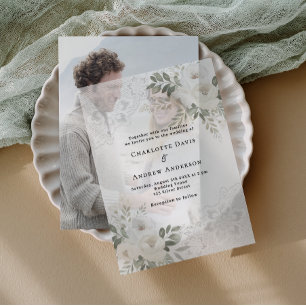 Hochzeit mit weißer Blüte