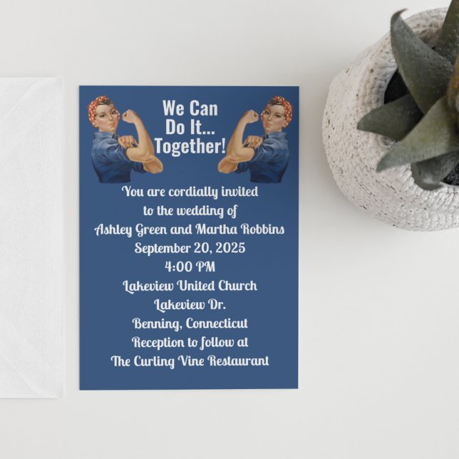 Hochzeit mit zwei Rosen in den 1940ern Einladung (Von Creator hochgeladen)