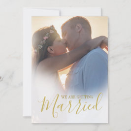 Hochzeit Modern 2 Foto Overlay Einladung