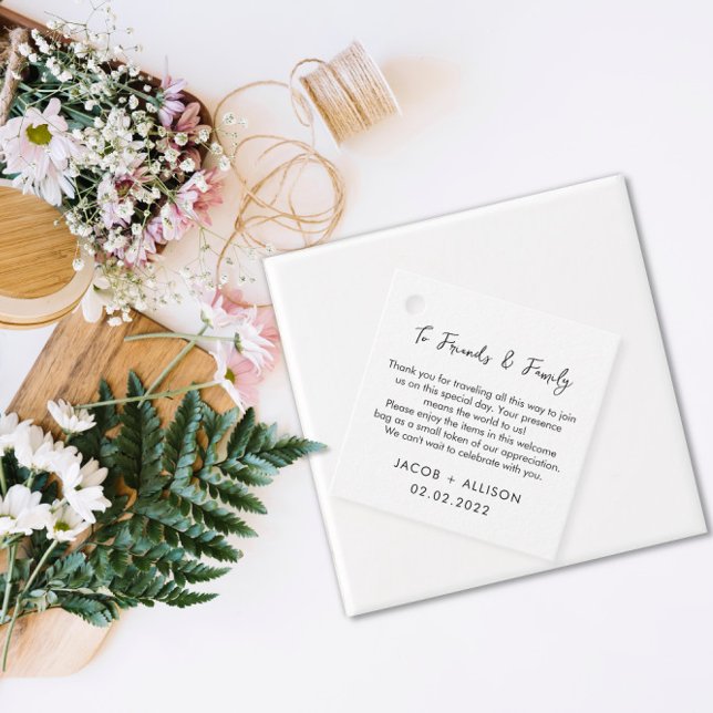 Hochzeit modern einfach geschenkanhänger (Von Creator hochgeladen)