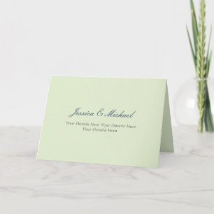 Hochzeit Modern Elegant Schlicht Einfach Professio Dankeskarte