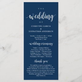 Hochzeit, Moderne Hochzeitsfeier, Navy Blue Pro Programm