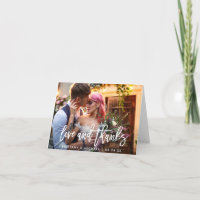 Hochzeit Moderne Pinselschrift Liebe dank Falten H