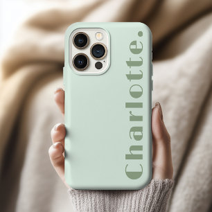 Hochzeit Moderne Smaragdgrüne Brautjungfern mit iPhone 15 Pro Hülle