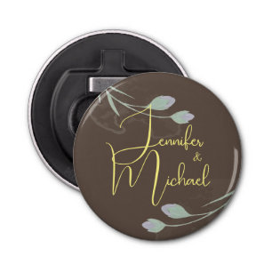 Hochzeit Moderner Minimalistischer Schlichter Kall Flaschenöffner