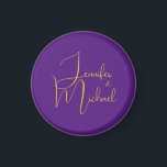 Hochzeit Moderner Minimalistischer Schlichter Kall Magnet<br><div class="desc">Sie können die Schriftart und Farben leicht ändern. Sie können auch Ihr Logo und das Hintergrundbild hinzufügen,  wie Sie möchten.</div>