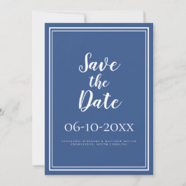 Hochzeit Modernes Minimalistisches einfaches Skrip Save The Date