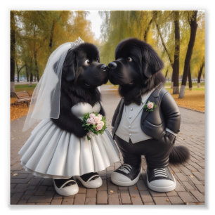 Hochzeit Newfs Fotodruck