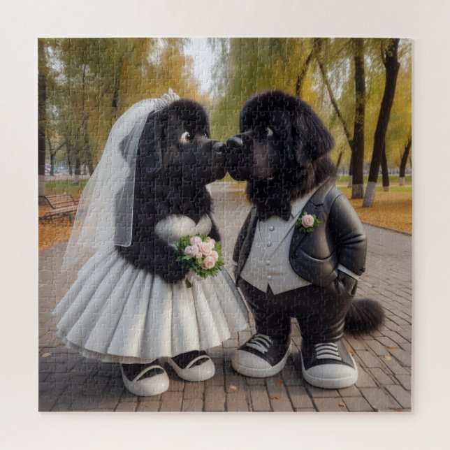 Hochzeit Newfs Puzzle (Vertikal)