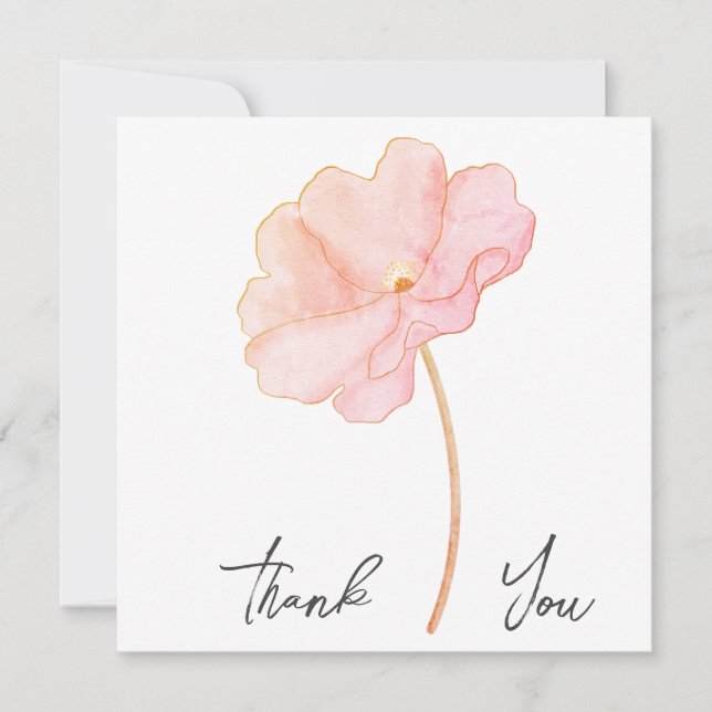 Hochzeit oder Dusche Vielen Dank Karten (Vorderseite)