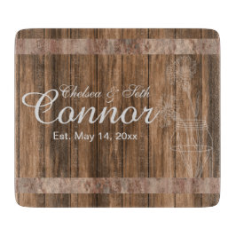 Hochzeit oder Jubiläum Barn Wood Mason Jar Schneidebrett