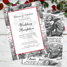 Hochzeit oder Verlobung Vintage Cupid French Toile