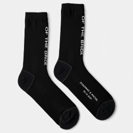 Hochzeit Opa der Bride Black Socks Socken