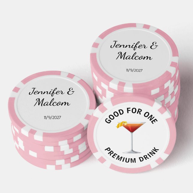 Hochzeit Poker Chip Geschenke (Stapel)