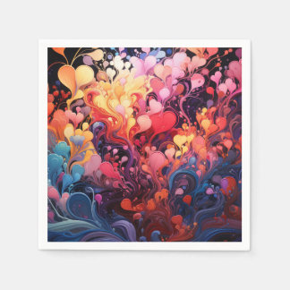 Hochzeit Pop Art Party Napkins Serviette