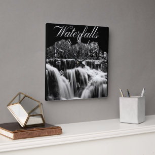 Hochzeit Quadratische Wanduhr