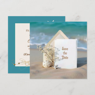 Hochzeit Rettet das Datum mit Seestern Save The Date