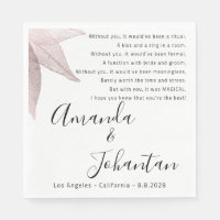 Hochzeit Rose Danke Gedicht Floral Schwarz-weiß