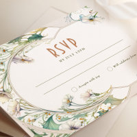 Hochzeit RSVP Daisy Vintag Art Nouveau von Mucha
