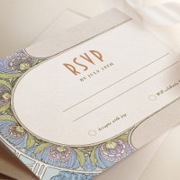 Hochzeit RSVP Einfügen Vintager Jugendstil von Muc