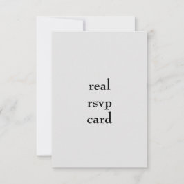 Hochzeit RSVP Karte