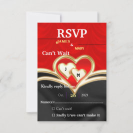 Hochzeit RSVP Karte