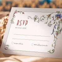 Hochzeit RSVP Viktorianische Belle Epoche einfügen