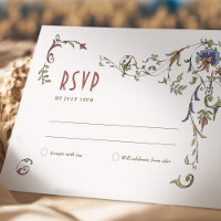 Hochzeit RSVP Viktorianische Belle Epoche einfügen