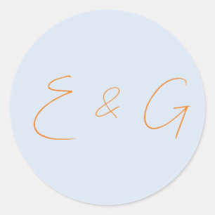 Hochzeit Runder Aufkleber