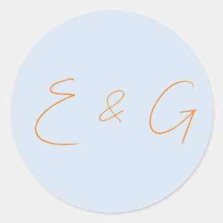 Hochzeit Runder Aufkleber