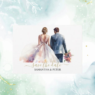 Hochzeit Rustic Classic Boho Floral RSVP Karte