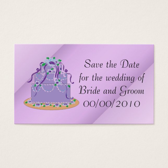 Hochzeit Save the Date (Vorderseite)