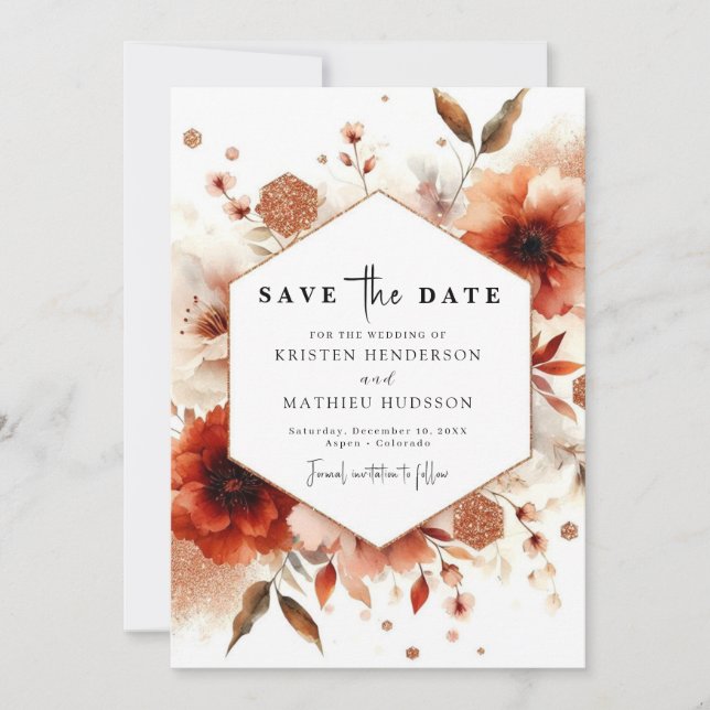 Hochzeit Save The Date (Vorderseite)