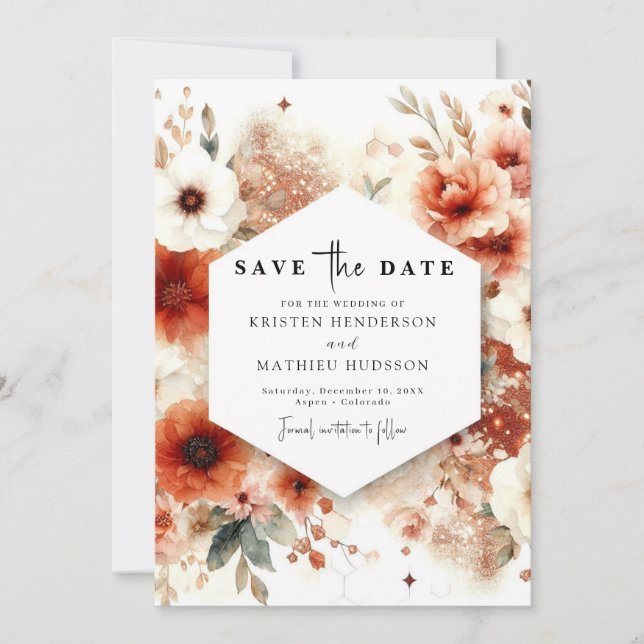 Hochzeit Save The Date (Vorderseite)