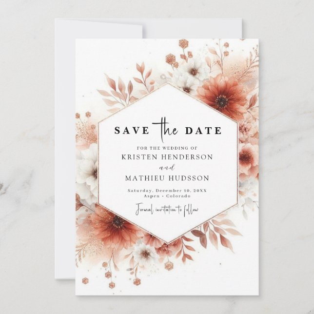 Hochzeit Save The Date (Vorderseite)