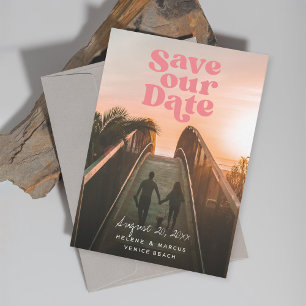 Hochzeit Save the Date im Vintage-Stil