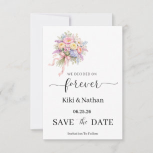 Hochzeit Save-the-Date-Karte